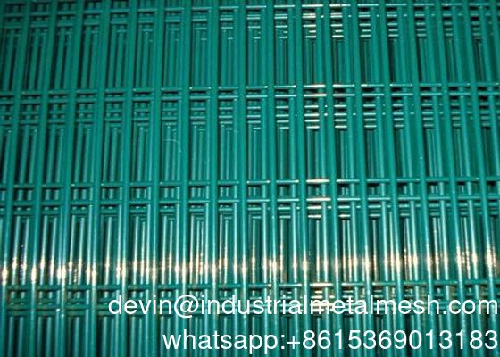 उच्च सुरक्षा/सुरक्षा/हवाई अड्डे/इलेक्ट्रिक के लिए पाउडर लेपित स्पष्ट दृश्य विरोधी चढ़ाई परिधि वेल्डेड विरोधी चोरी धातु तार 358 जाल बाड़