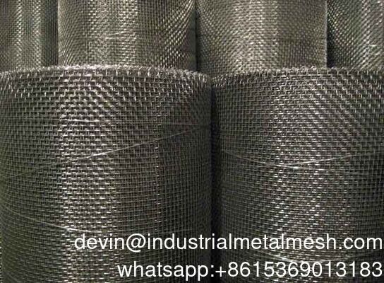 सादा बुना हुआ स्टेनलेस स्टील वायर मेश 304 316 निस्पंदन और स्क्रीनिंग के लिए