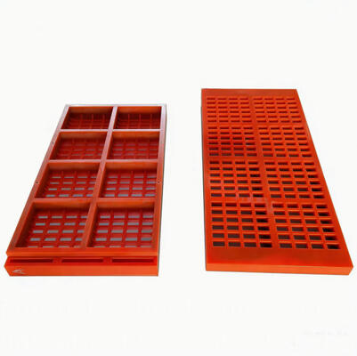 Impact Resistant Polyurethane Coated Steel Bar Screen High Elasticity Anti-Pegging Mining Mesh
