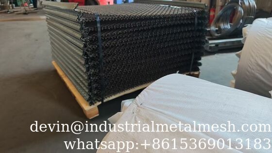 65mn स्टील बुना तार जाल खनन स्क्रीन Crusher और कंपन स्क्रीन के लिए जाल