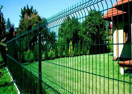 12 गेज 3 डी जस्ती वेल्डेड वायर मेष बाड़ पैनल 2m 2.5m 2.9m