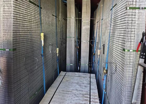 1.2*1.8 मीटर 3x3 इंच वेल्डेड स्टील मेष उच्च तीव्रता