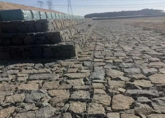 2 एक्स 1 एक्स 1 मीटर वेल्डेड गेबियन बास्केट गैल्वेनाइज्ड हेक्सागोनल