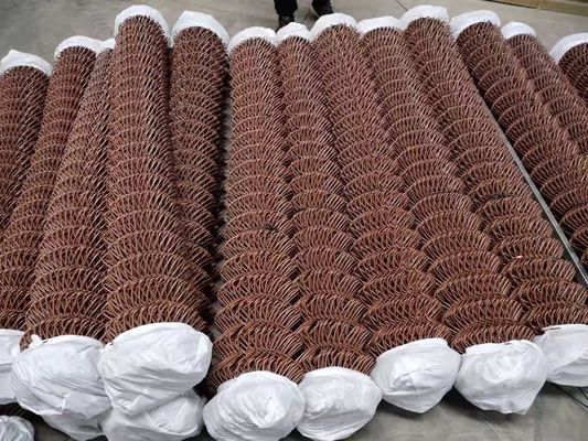 5 मिमी हॉट डिप्ड गैल्वेनाइज्ड साइक्लोन मेश बाड़ 8 फीट रोल