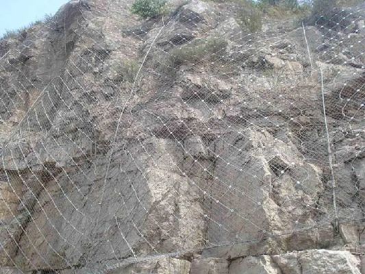 304 स्टेनलेस स्टील फेरुल रस्सी जाल 7*7 7*19