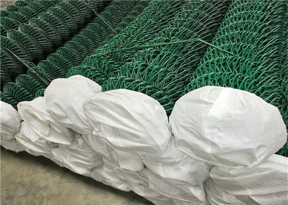 0.5m 60x60mm जस्ती चेन लिंक बाड़ मेष कपड़े और पूरे सेट सहायक उपकरण