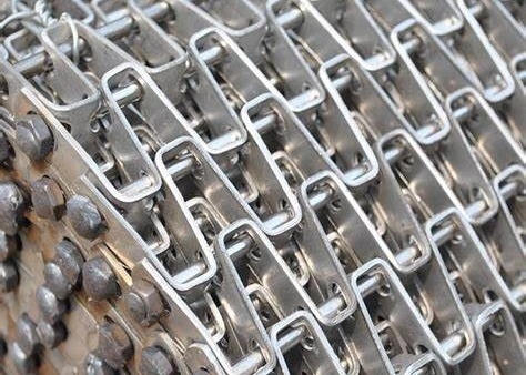 स्टेनलेस स्टील फ्लैट वायर मेष कन्वेयर बेल्टिंग