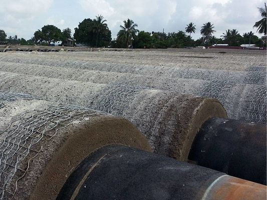 अपतटीय पाइपलाइन पाइपलाइन की कंक्रीट परत को मजबूत करने के लिए काउंटरवेट वेल्डेड जाल