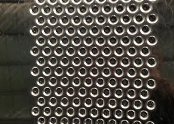 निर्माण सामग्री 316 माइक्रोन गोल छेद छिद्रित धातु शीट