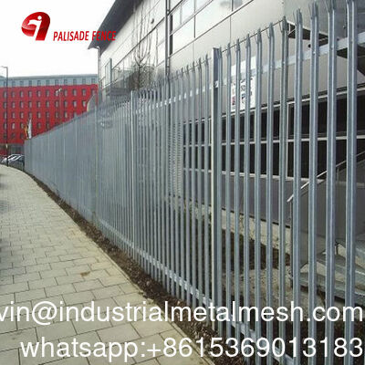 यूरोप के लिए गर्म डुबोया जस्ती कोण बार सुरक्षा Palisade बाड़