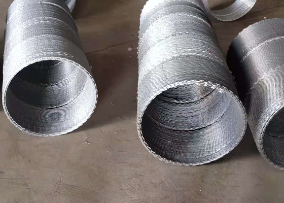 Bto-22 हॉट डिप्ड जस्ती स्टील कंटीले तार Concertina Coil